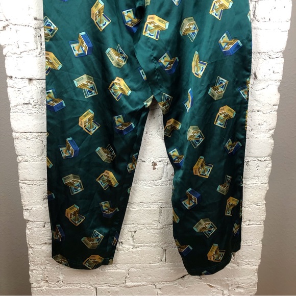 Vintage 90’s Honor’s Satin Cigar Box Sleep Pants - Picture 8 of 9